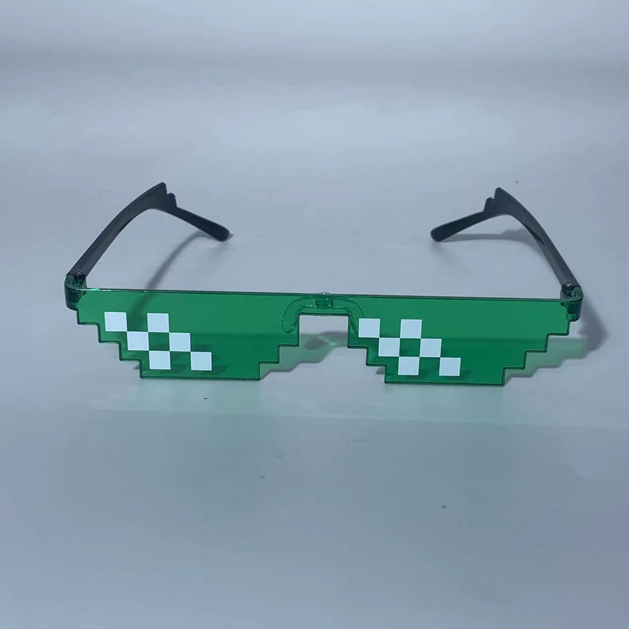 New Mosaic Glasses, Two-dimensional Sunglasses, My World Personalized Pixel Sunglasses Wholesale