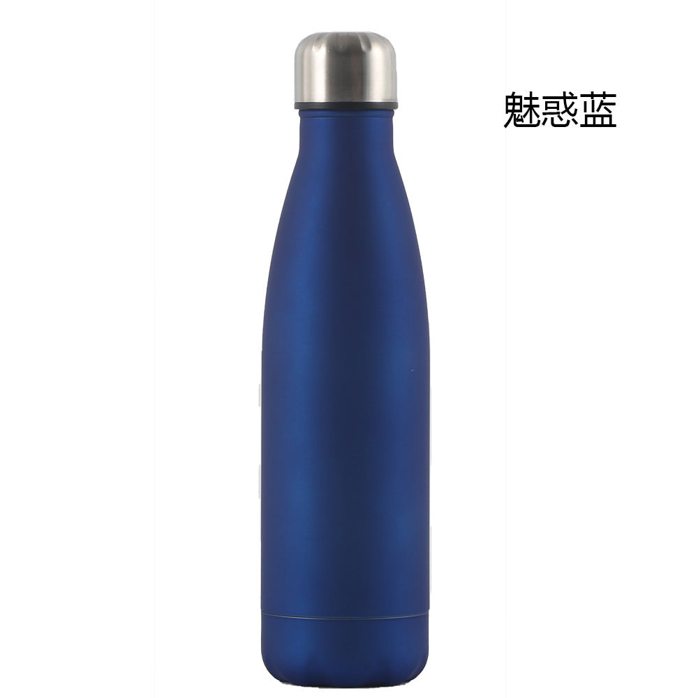 Source Factory Cross-border Exclusive Supply of Amazon 304 Stainless Steel Sports Kettle Gift Cup Coke Bottle Thermos Cup