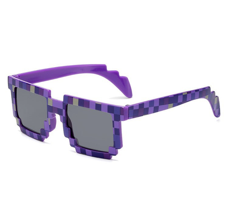 New Mosaic Glasses, Two-dimensional Sunglasses, My World Personalized Pixel Sunglasses Wholesale