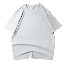 210G Pure Cotton T-shirt Round Neck Solid Color Men's and Women's Same Bottoming Shirt Half-sleeved Spot Short-sleeved T-shirt Casual Summer