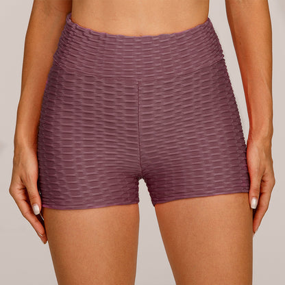 Leggings Women's, Summer Thin Sports Three-point Shorts, Jacquard Hip Lift, Slim Fit, Breathable and Thin Yoga Pants
