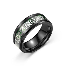 Popular Jewelry, Dragon Pattern Ring, Trendy Versatile Titanium Steel Ring, Wholesale of European and American Fashion Men's Ring