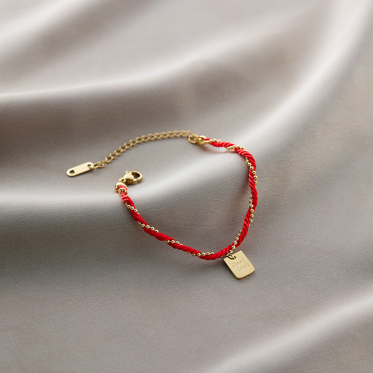 Warm Jian Does Not Fade Cross-border Hot-selling Titanium Steel Bracelet Women's Five-leaf Clover with Diamonds Ins Wind Personality 18K Vacuum Plating