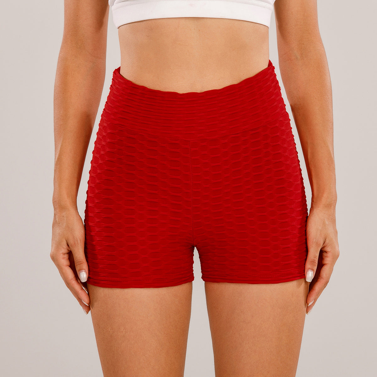 Leggings Women's, Summer Thin Sports Three-point Shorts, Jacquard Hip Lift, Slim Fit, Breathable and Thin Yoga Pants