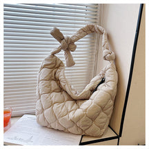 Foreign Trade Wholesale New Pleated Cloud Men and Women with The Same Oblique Span Shoulder Bag Large Capacity Tote Women's Bag