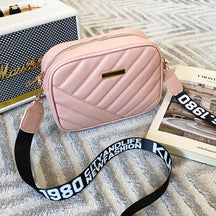 Women's Bag Personalized Embroidery Shoulder Camera Bag Foreign Trade 2025 Korean Version Summer and Autumn New Women's Oblique Span Small Square Bag