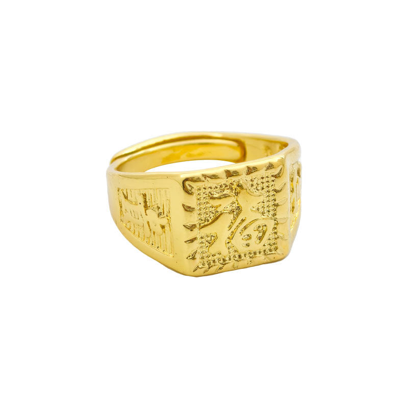 Wholesale Explosion Hip-hop Dollar Dollar Full Diamond Pendant Domineering Ring Necklace Pendant Jewelry
