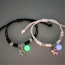 European and American Cross-border Popular Luminous Bracelet Female Student Two Girlfriends Friendship Korean Version Fashion Luminous Bracelet Couple