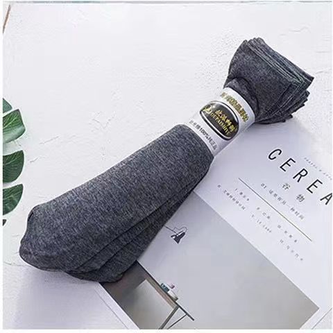 Men's Socks, Thin Medium Tube Men's Socks, Men's Business Socks, Spring and Summer Men's Stockings, Men's Ice Silk Solid Color Wholesale