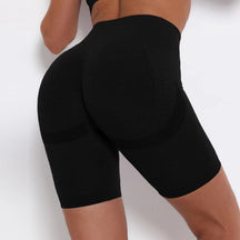 European and American Cross-border Fitness Five-point High Waist Hip Lift Sports Peach Internet Celebrity Tight Hip Quick-drying Sports Women's Yoga Pants