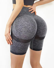 European and American Cross-border Fitness Five-point High Waist Hip Lift Sports Peach Internet Celebrity Tight Hip Quick-drying Sports Women's Yoga Pants