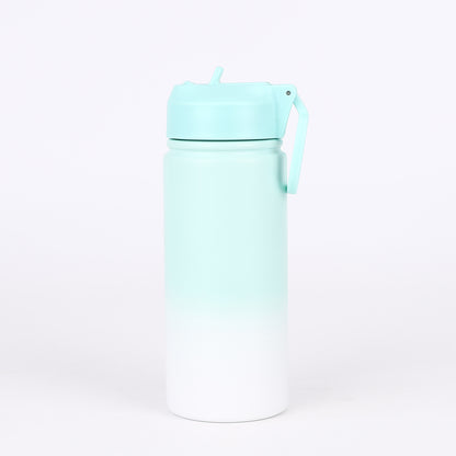 Stainless Steel Thermos Cup High Value Outdoor Sports Water Cup Gradual Change Color Car Space Pot Can Be Customized Logo