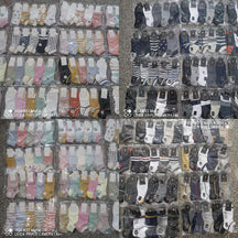 Socks Women's Foreign Trade Inventory Boat Socks Wholesale Stall Supply Miscellaneous Blind Box Medium Tube Men's Socks Summer Thin Short Socks Tide