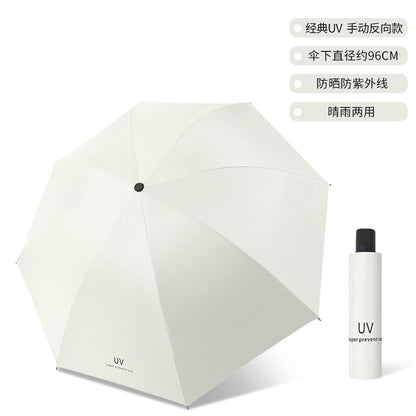 UV Automatic Vinyl Sunscreen Anti-ultraviolet Women's Parasols Advertising Umbrellas Sun Umbrellas Sun Umbrellas Wholesale Can Be Customized Logo