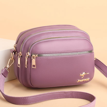 Foreign Trade Women's Bags New Multi-layer Versatile Single Shoulder Messenger Bags Women's Multi-pocket Mother Wallet Wholesale