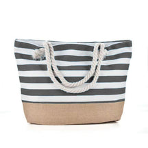 New Cross-border Beach Bag Striped, Foreign Trade Leisure Bag Amazon Armpit Bag Women's Shoulder Bag Women's Canvas Bag