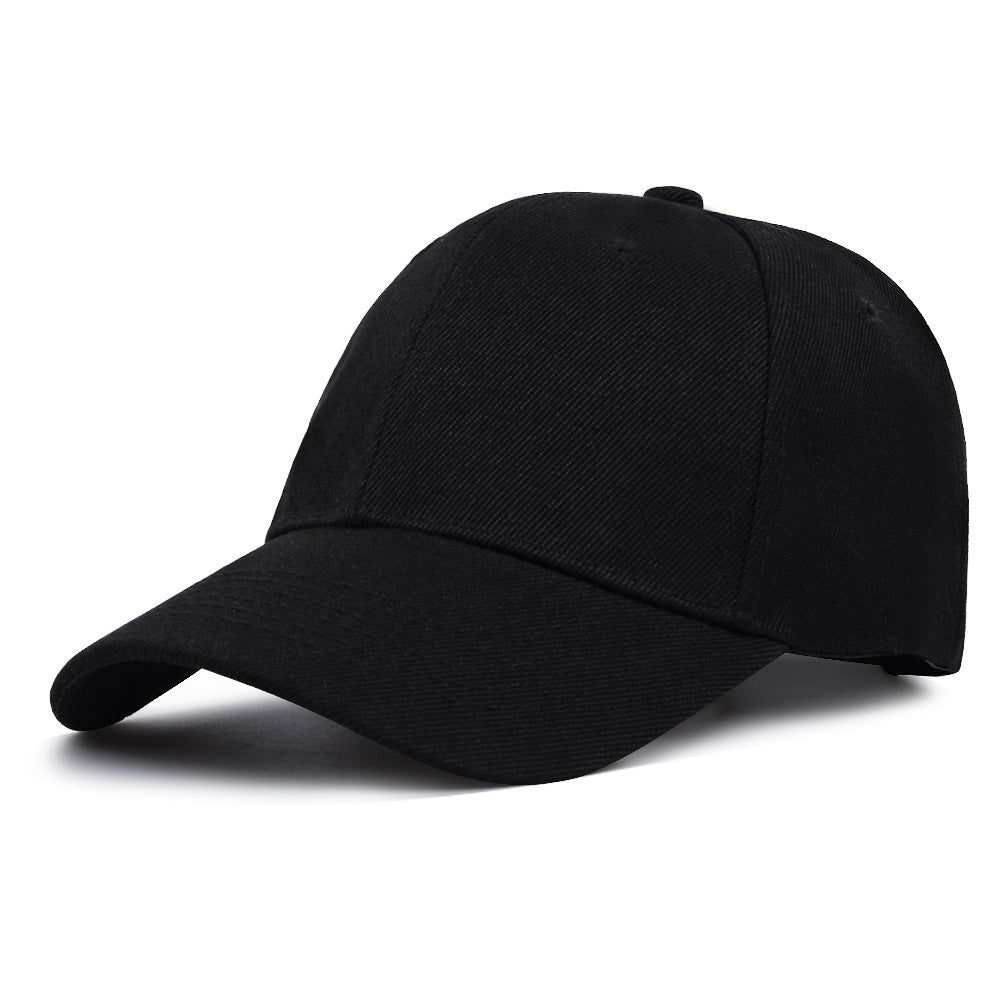 Customized Logo Hat Advertising Promotion Volunteer Cap Female Hair Blue Solid Color Light Board Baseball Cap Men's Wholesale