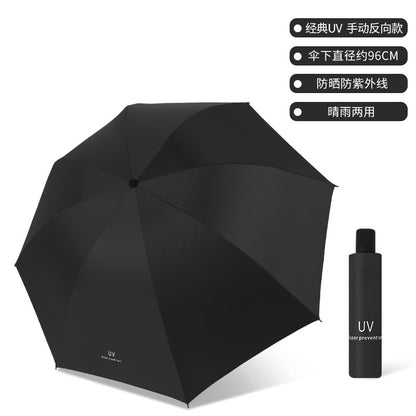 UV Automatic Vinyl Sunscreen Anti-ultraviolet Women's Parasols Advertising Umbrellas Sun Umbrellas Sun Umbrellas Wholesale Can Be Customized Logo