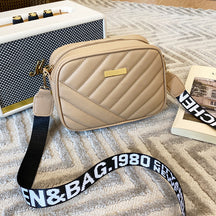 Women's Bag Personalized Embroidery Shoulder Camera Bag Foreign Trade 2025 Korean Version Summer and Autumn New Women's Oblique Span Small Square Bag