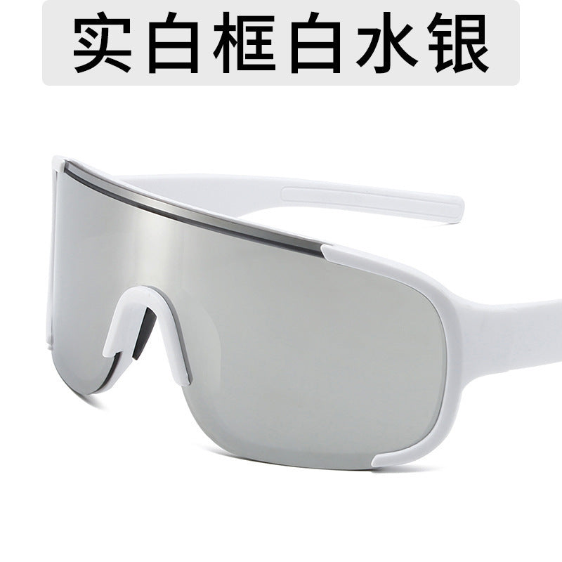 New Fashion Outdoor Riding Glasses Snow Sunglasses Bicycle Motorcycle Goggles Large Frame Thin Sunglasses