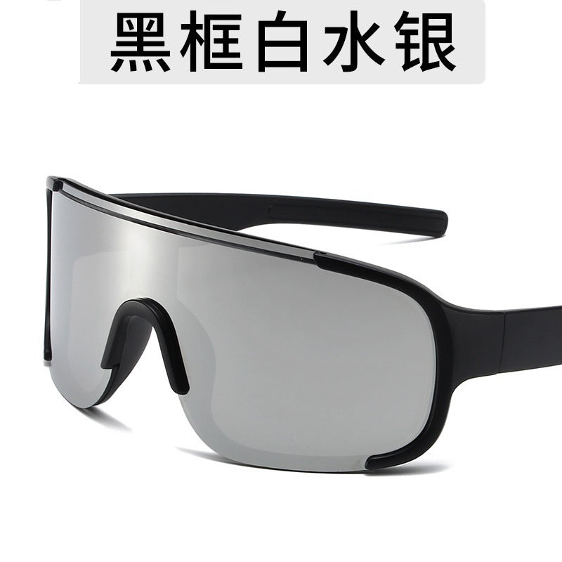 New Fashion Outdoor Riding Glasses Snow Sunglasses Bicycle Motorcycle Goggles Large Frame Thin Sunglasses