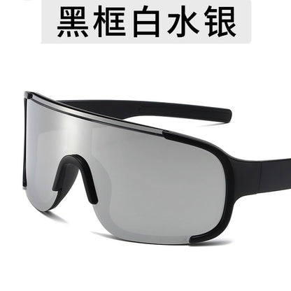 New Fashion Outdoor Riding Glasses Snow Sunglasses Bicycle Motorcycle Goggles Large Frame Thin Sunglasses
