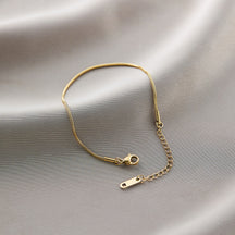 Warm Jian Does Not Fade Cross-border Hot-selling Titanium Steel Bracelet Women's Five-leaf Clover with Diamonds Ins Wind Personality 18K Vacuum Plating