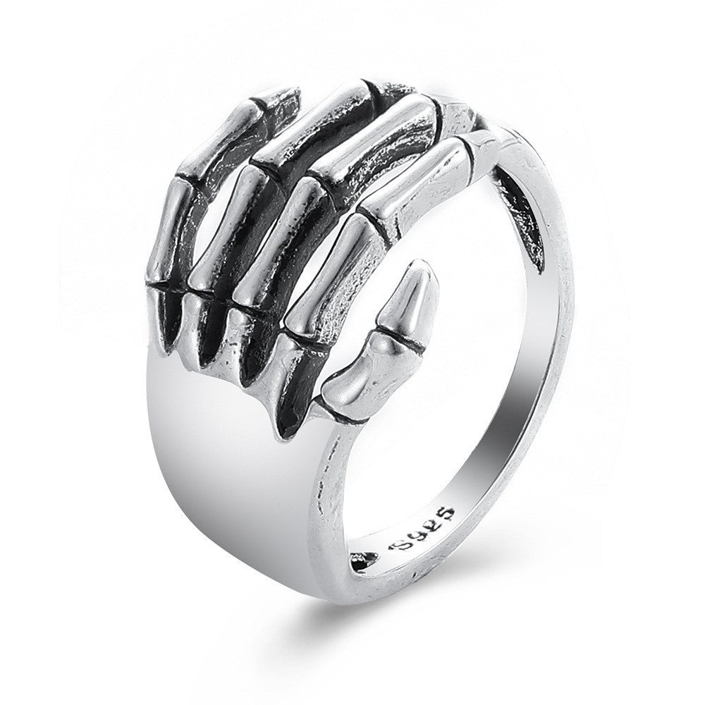 Hot-selling Micro-inlaid Zircon Wrapped Snake Ring Women's Niche Design Sense Fashion Personality Index Finger Ring