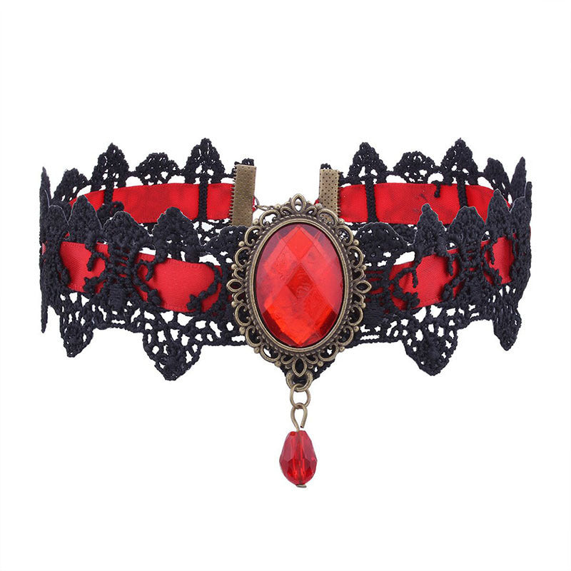 Popular Lace Jewelry, Big-name European and American Hot-selling Lace Necklace, Versatile Neck Chain