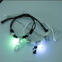 European and American Cross-border Popular Luminous Bracelet Female Student Two Girlfriends Friendship Korean Version Fashion Luminous Bracelet Couple