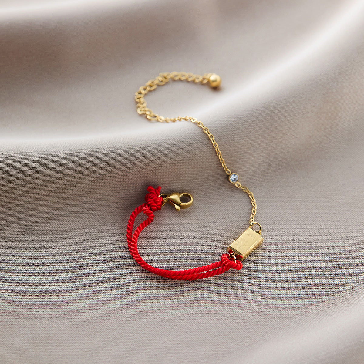 Warm Jian Does Not Fade Cross-border Hot-selling Titanium Steel Bracelet Women's Five-leaf Clover with Diamonds Ins Wind Personality 18K Vacuum Plating