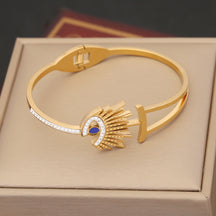 European and American Cross-border Jewelry, Devil's Eye Bracelet, Personalized Stainless Steel Bracelet, Niche Wholesale Jewelry B439