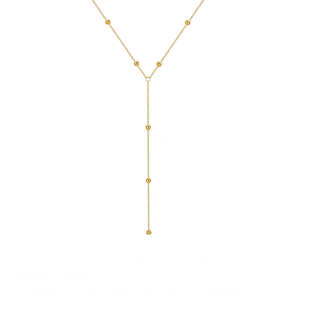 Europe and The United States Cross-border Fashion Simple Geometric Fringed Round Beads Clavicle Multi-layer Temperament Explosion Long Necklace Wholesale