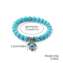 Special Foreign Trade Europe and The United States Popular Beaded Bracelet Women's Set Bohemian Ethnic Style Turquoise Bracelet