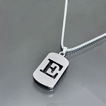 Hot-selling High-end Hollow Letter Titanium Steel Necklace Men's and Women's Clothing Stainless Steel Accessories Niche Jewelry Wholesale