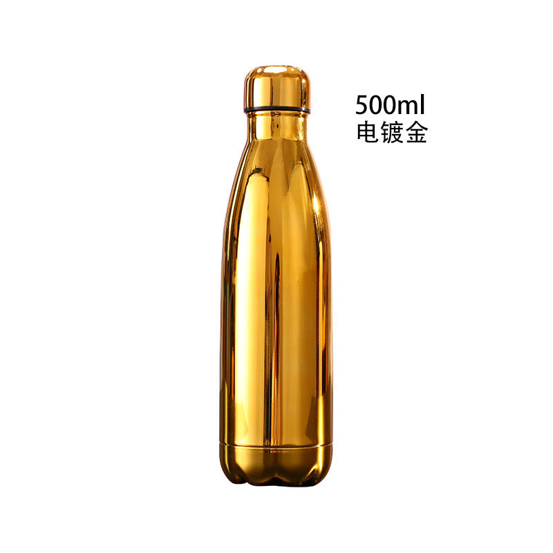 Source Factory Cross-border Exclusive Supply of Amazon 304 Stainless Steel Sports Kettle Gift Cup Coke Bottle Thermos Cup