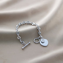 Warm Jian Does Not Fade Cross-border Hot-selling Titanium Steel Bracelet Women's Five-leaf Clover with Diamonds Ins Wind Personality 18K Vacuum Plating