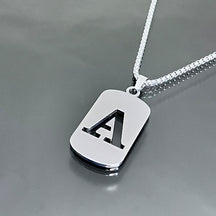 Hot-selling High-end Hollow Letter Titanium Steel Necklace Men's and Women's Clothing Stainless Steel Accessories Niche Jewelry Wholesale