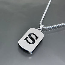 Hot-selling High-end Hollow Letter Titanium Steel Necklace Men's and Women's Clothing Stainless Steel Accessories Niche Jewelry Wholesale