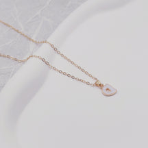 Foreign Trade Hot-selling Ins Wind Simple Alloy, English Letter Necklace Pendant Round Item Pendant 26 Letter Necklace