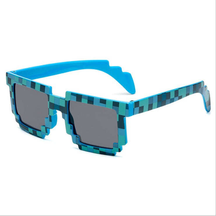 New Mosaic Glasses, Two-dimensional Sunglasses, My World Personalized Pixel Sunglasses Wholesale