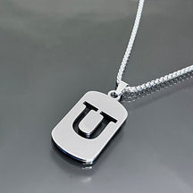Hot-selling High-end Hollow Letter Titanium Steel Necklace Men's and Women's Clothing Stainless Steel Accessories Niche Jewelry Wholesale