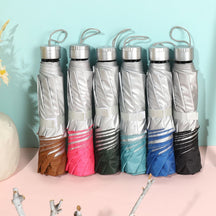 Cross-border Hand-opened Folding Rainbow Umbrella Wholesale Stall Umbrella Men and Women Promotional Umbrella Umbrella Custom Logo Advertising Umbrella