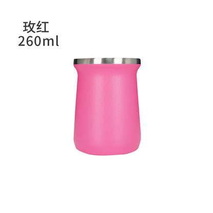 Simple Argentine Mate Tea Cup Thermos Cup 304 Stainless Steel Cross-border 260ml Mate Tea Cup Mate Cup