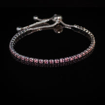 Cross-border Explosive Zircon Tennis Bracelet Adjustable Full Diamond Bracelet Light Luxury High-end Women's Bracelet Jewelry Women