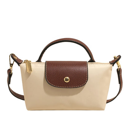 Popular Bag Women 2025 Spring and Summer New High-end Nylon Dumpling Bag Versatile Messenger Canvas Handbag