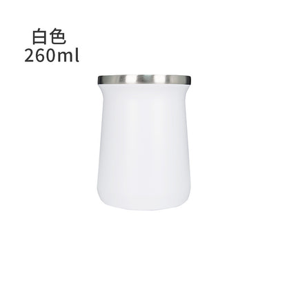 Simple Argentine Mate Tea Cup Thermos Cup 304 Stainless Steel Cross-border 260ml Mate Tea Cup Mate Cup