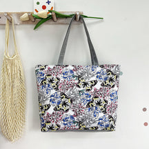 Manufacturer's New Printed Canvas Bag Wholesale Leisure Commuter Women's Fashion Portable Underarm Bag Cross-border Foreign Trade Women's Bag