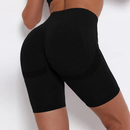 European and American Cross-border Fitness Five-point High Waist Hip Lift Sports Peach Internet Celebrity Tight Hip Quick-drying Sports Women's Yoga Pants