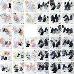 Socks Women's Foreign Trade Inventory Boat Socks Wholesale Stall Supply Miscellaneous Blind Box Medium Tube Men's Socks Summer Thin Short Socks Tide